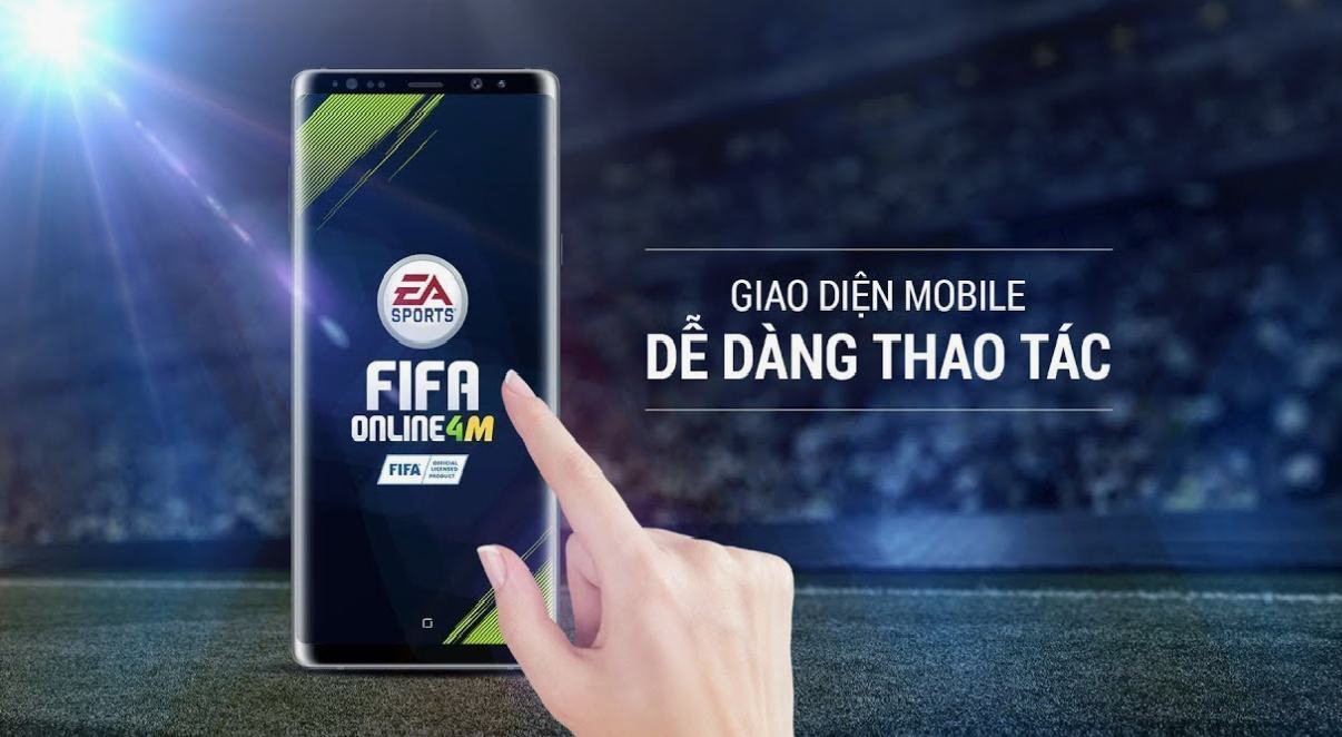 Người mời nên dành thời gian làm quen giao diện game FIFA Online 4 Mobile
